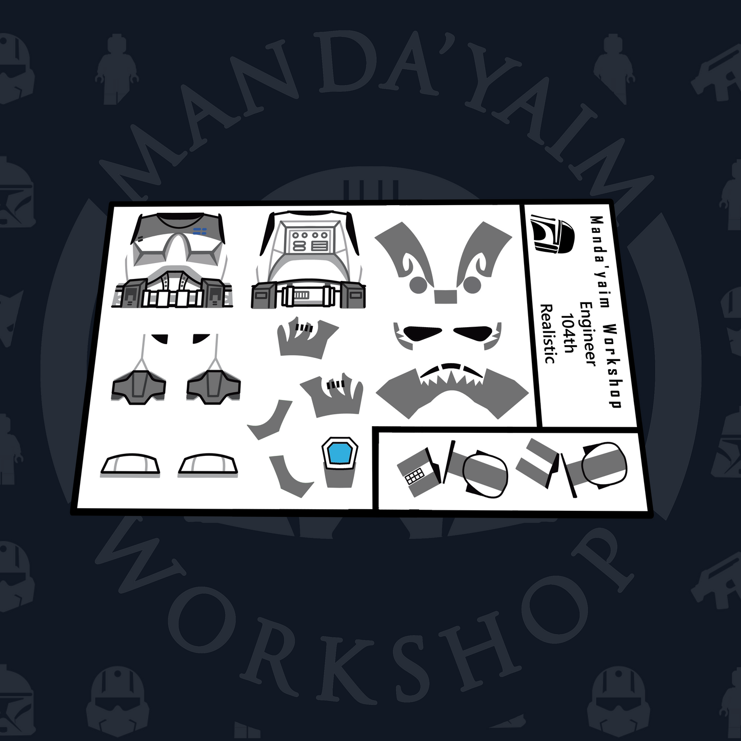 Wolf Engineer decal