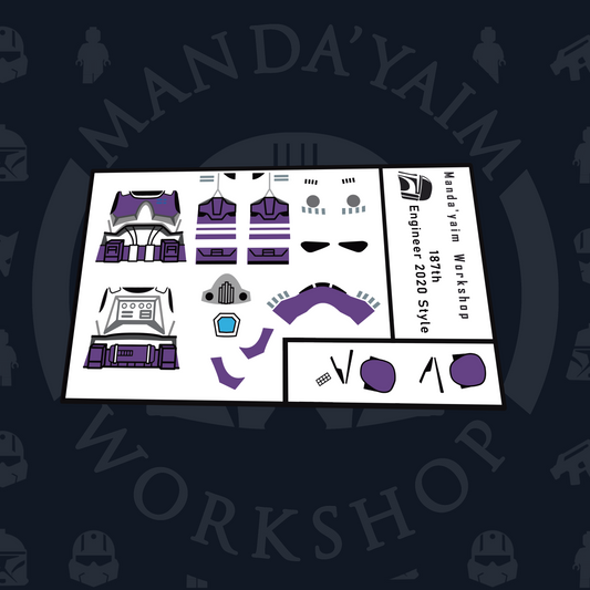 187th Engineer decal