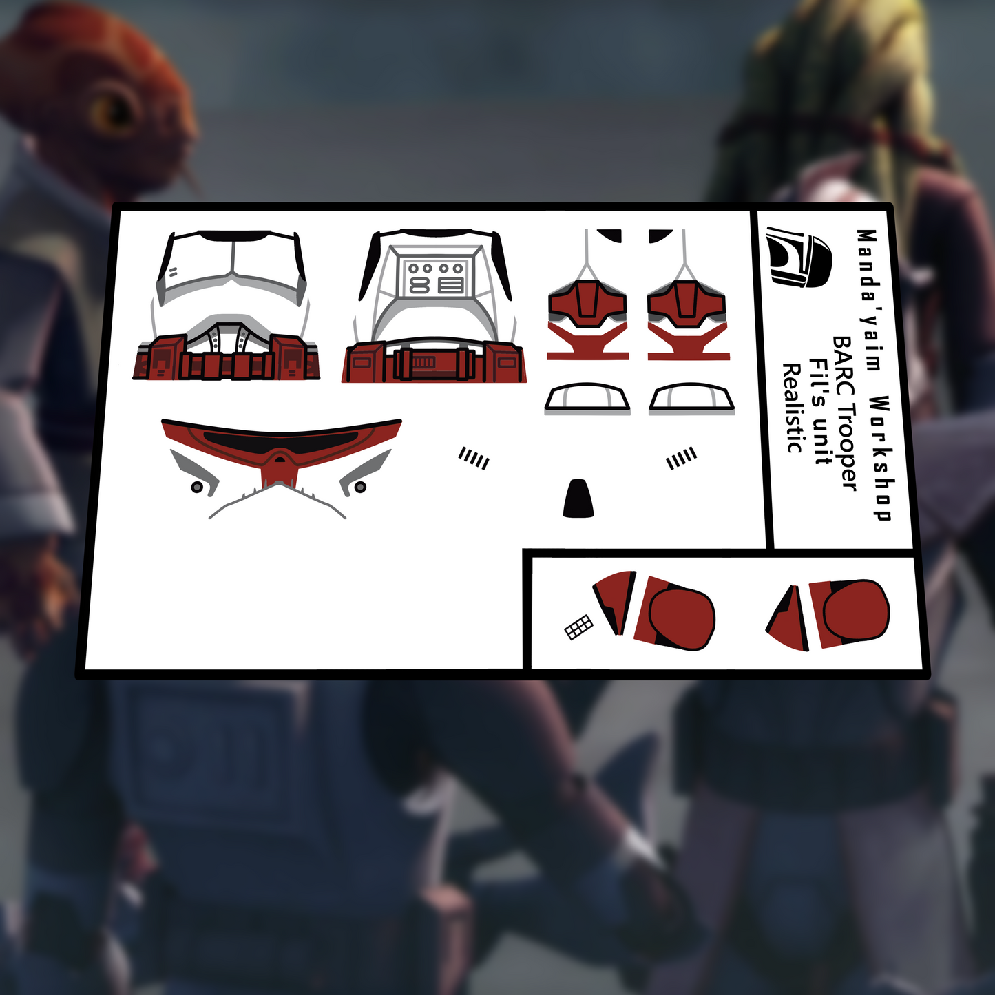 Martyr Unit BARC Trooper decal