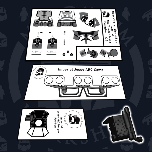 Imperial ARC Trooper Jesse decal Exclusive