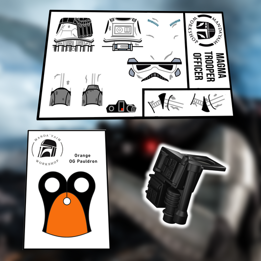 Magma trooper Officer decal