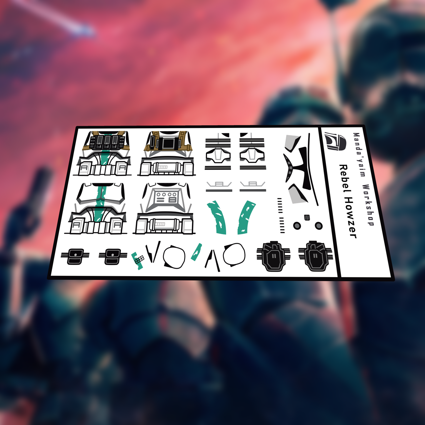 Rebel Howzer decal