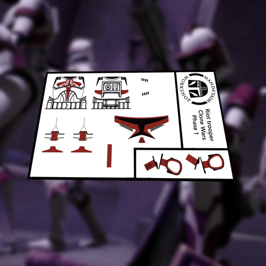 CG Riot trooper P1 decal