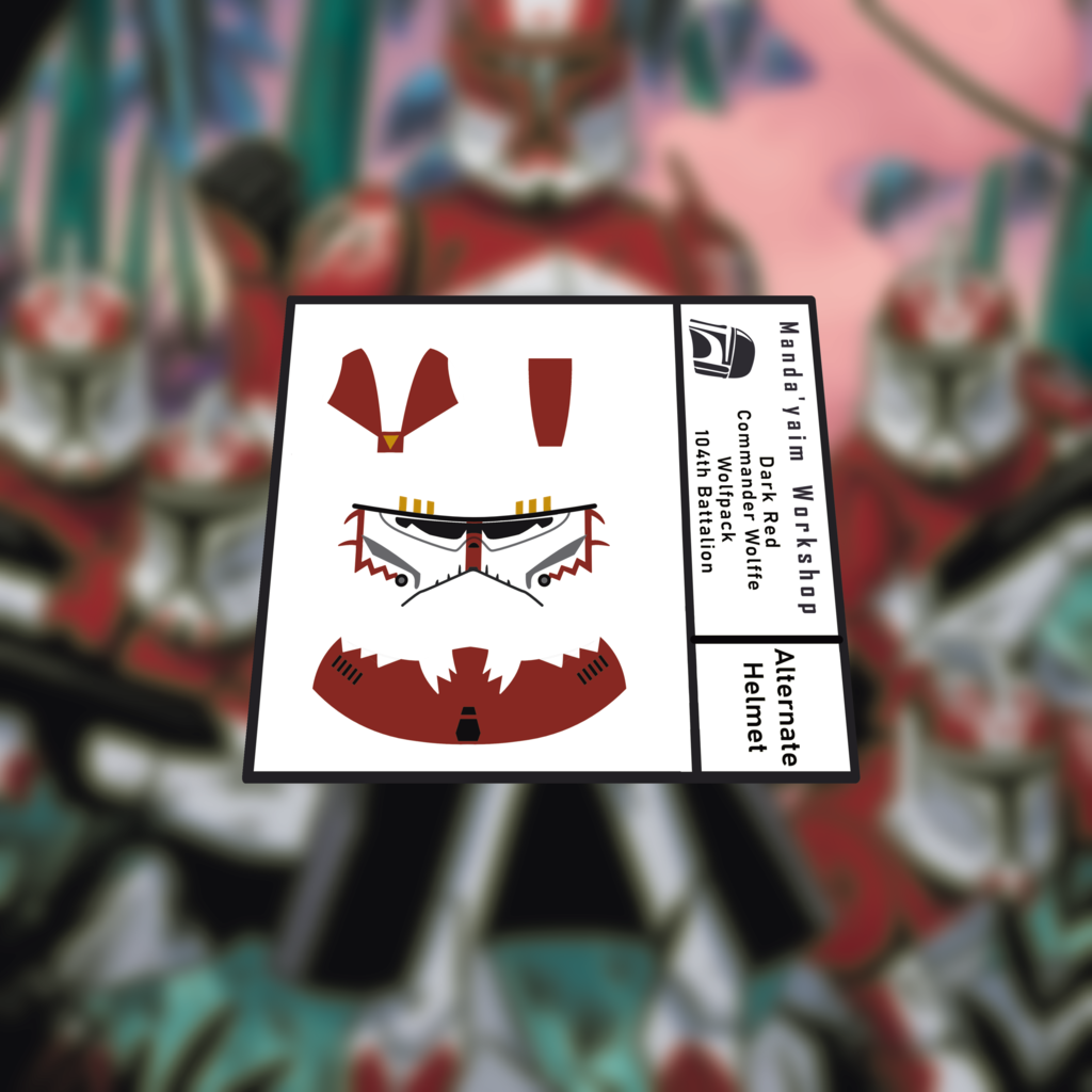 104th DK Red Wolffe Alt. sheet
