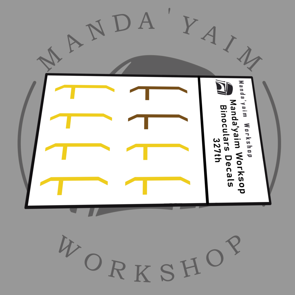 327th Binoculars Decals