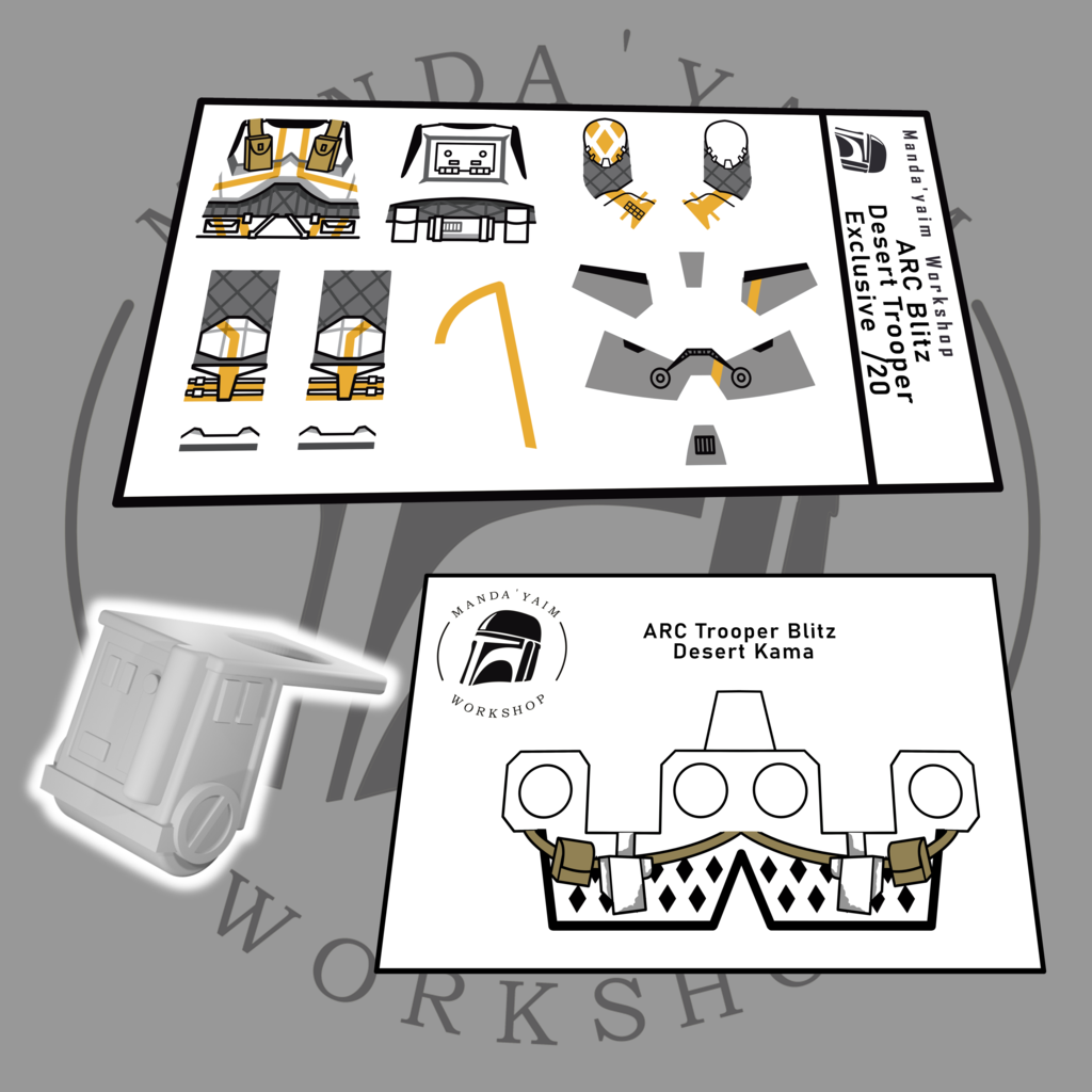 Exclusive Blitz Desert ARC Trooper