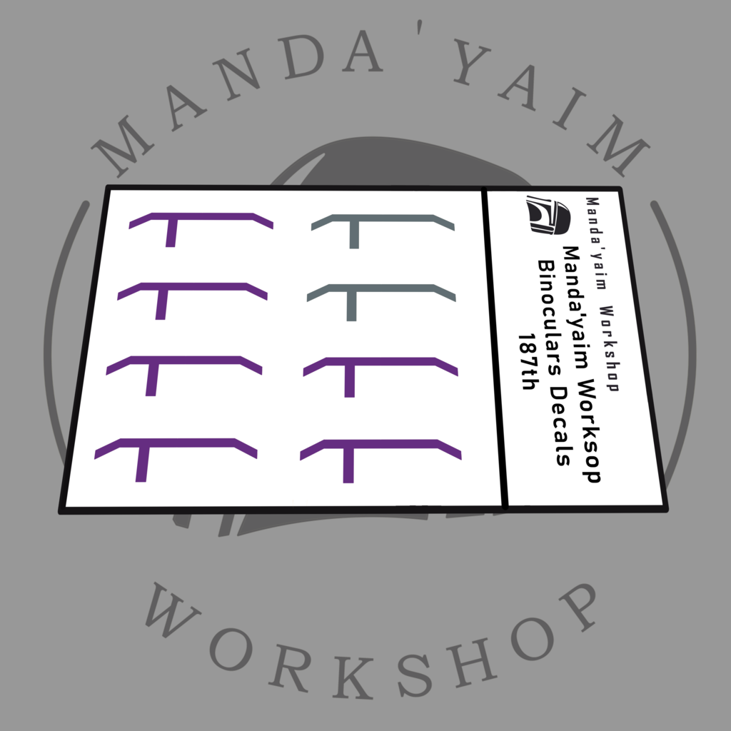 187th Binoculars Decals