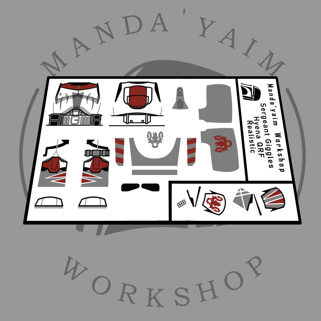 104th Hyena QRF Giggles AT-RT driver decal