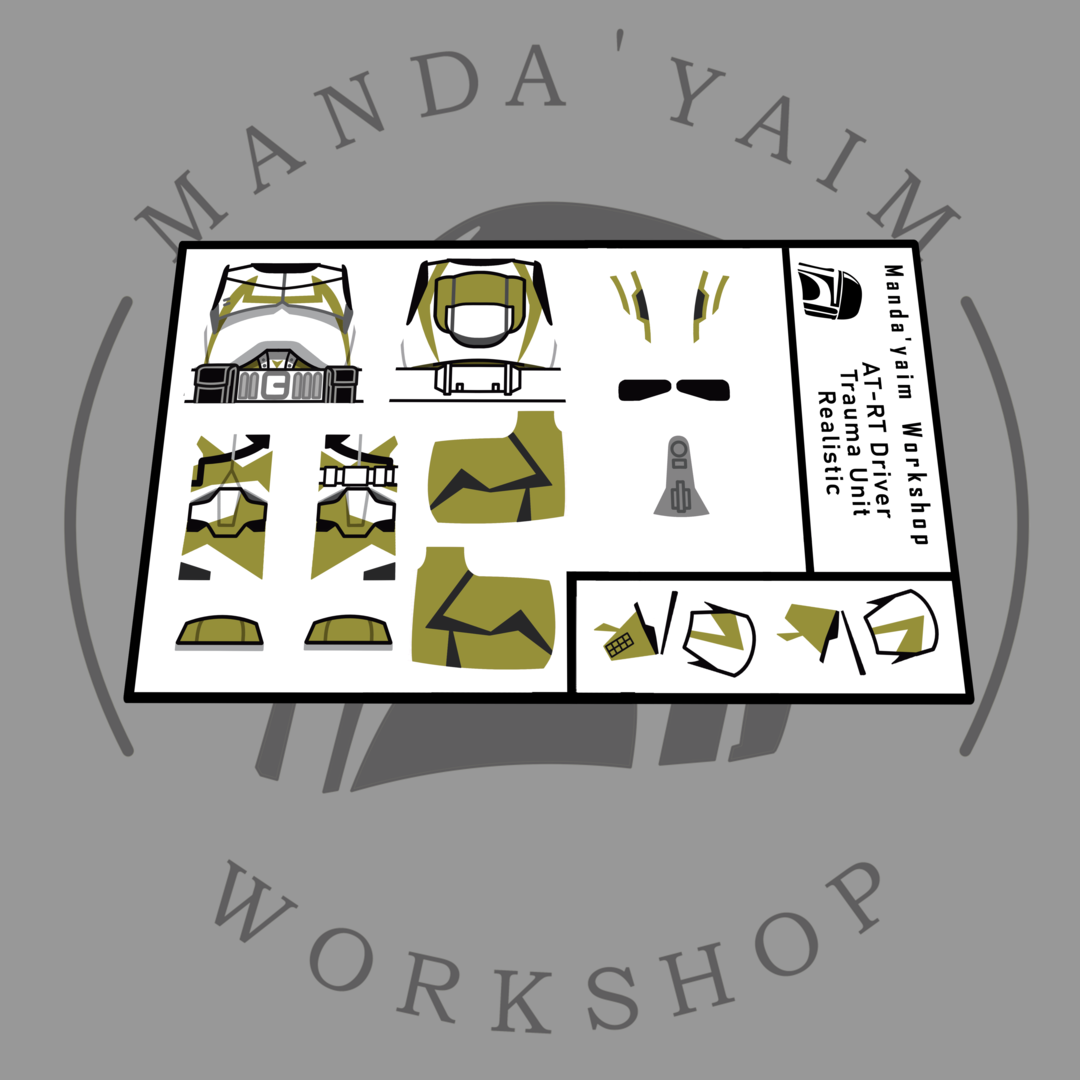 Trauma Unit AT-RT driver decal