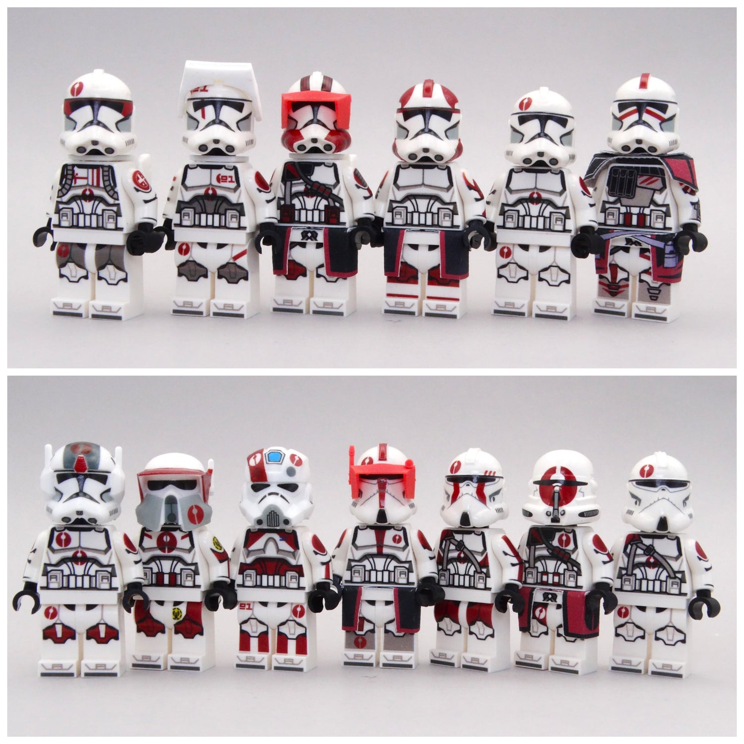 91st UV printed minifigures