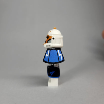 Orange-Blue officer figure