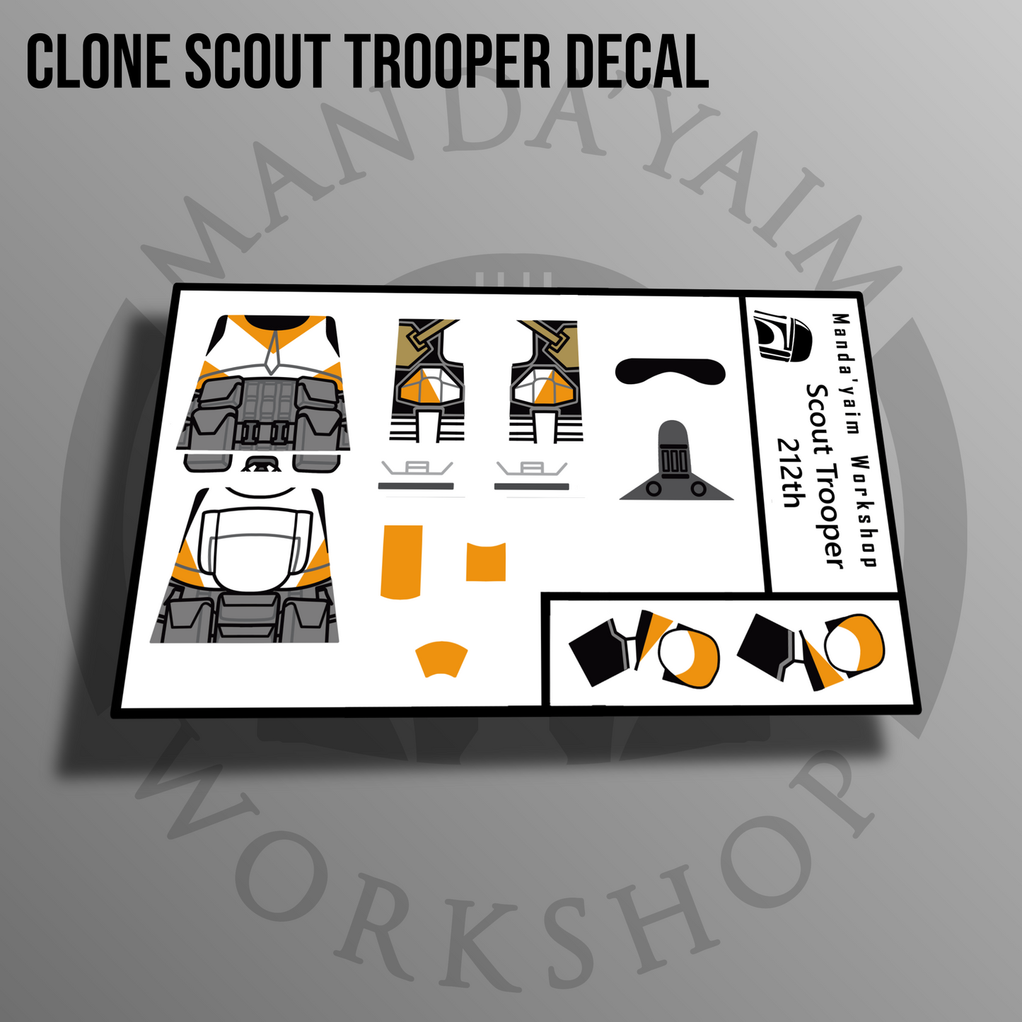 212th Scout trooper decal