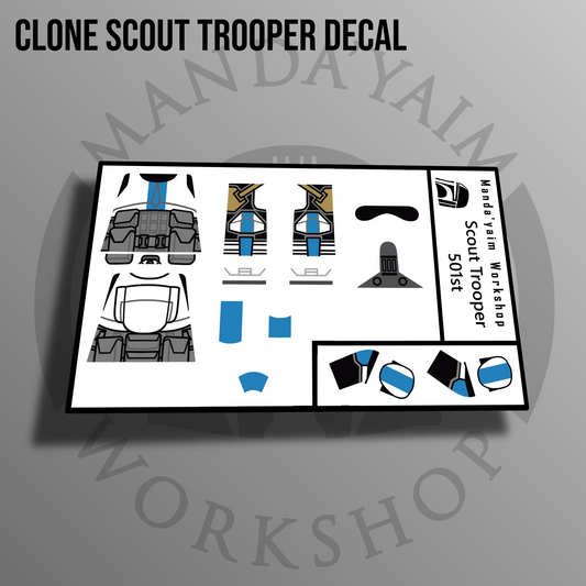 501st Scout trooper decal