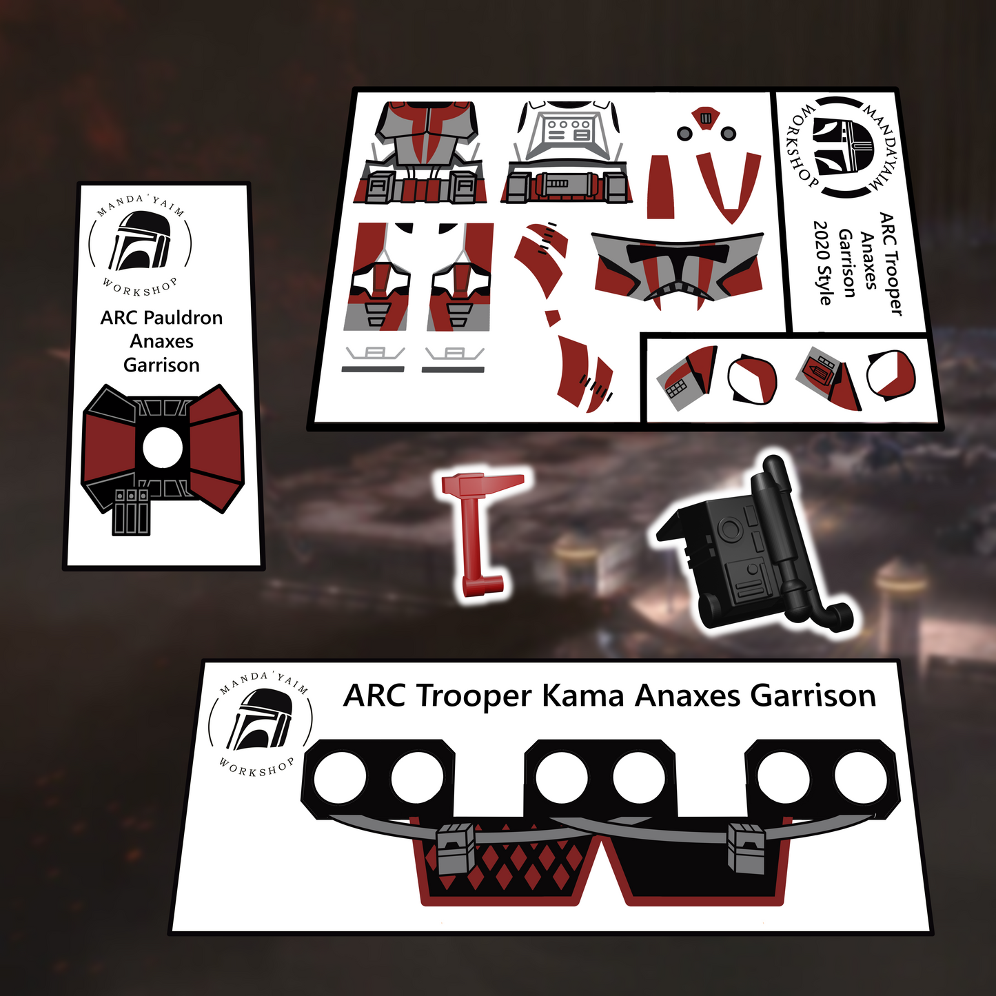 Anaxes Garrison ARC Trooper decal