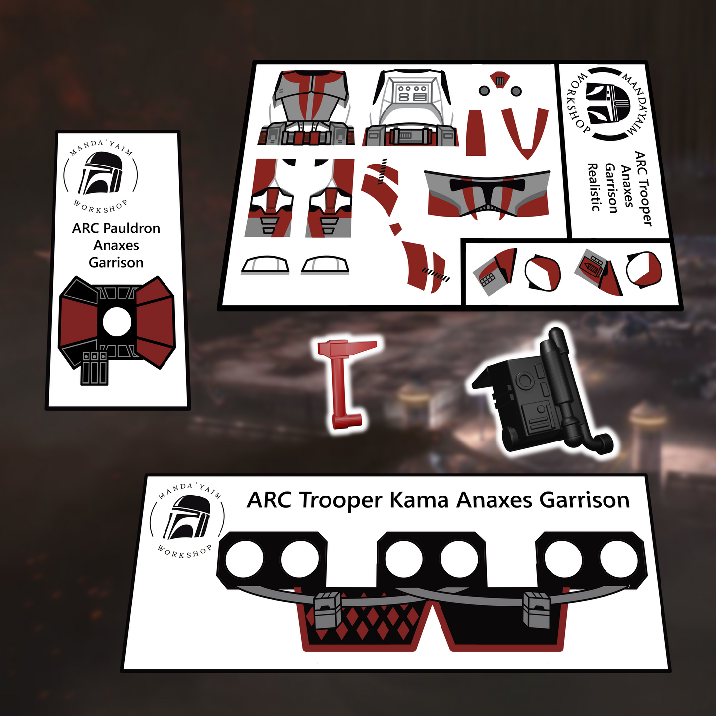 Anaxes Garrison ARC Trooper decal