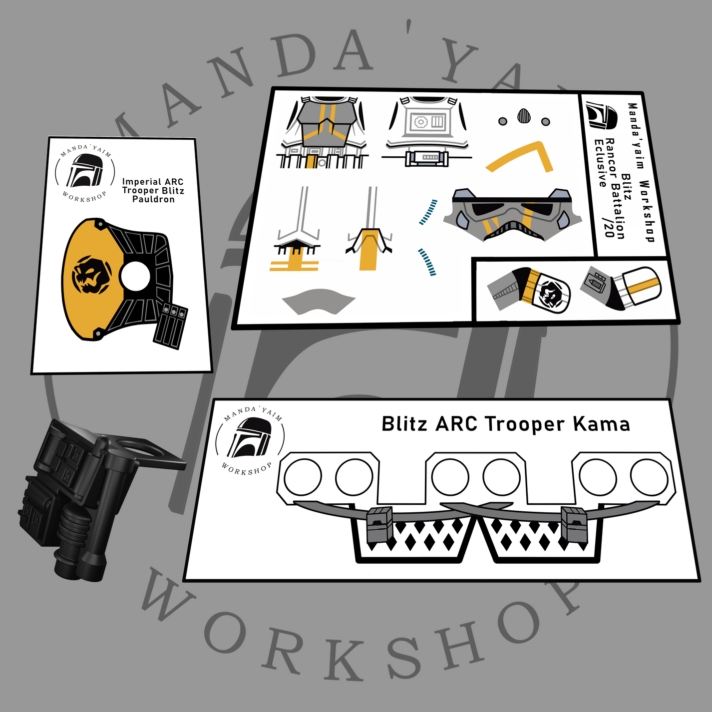 Blitz Stormtrooper Rancor Battalion Exclusive – Manda'yaim Workshop