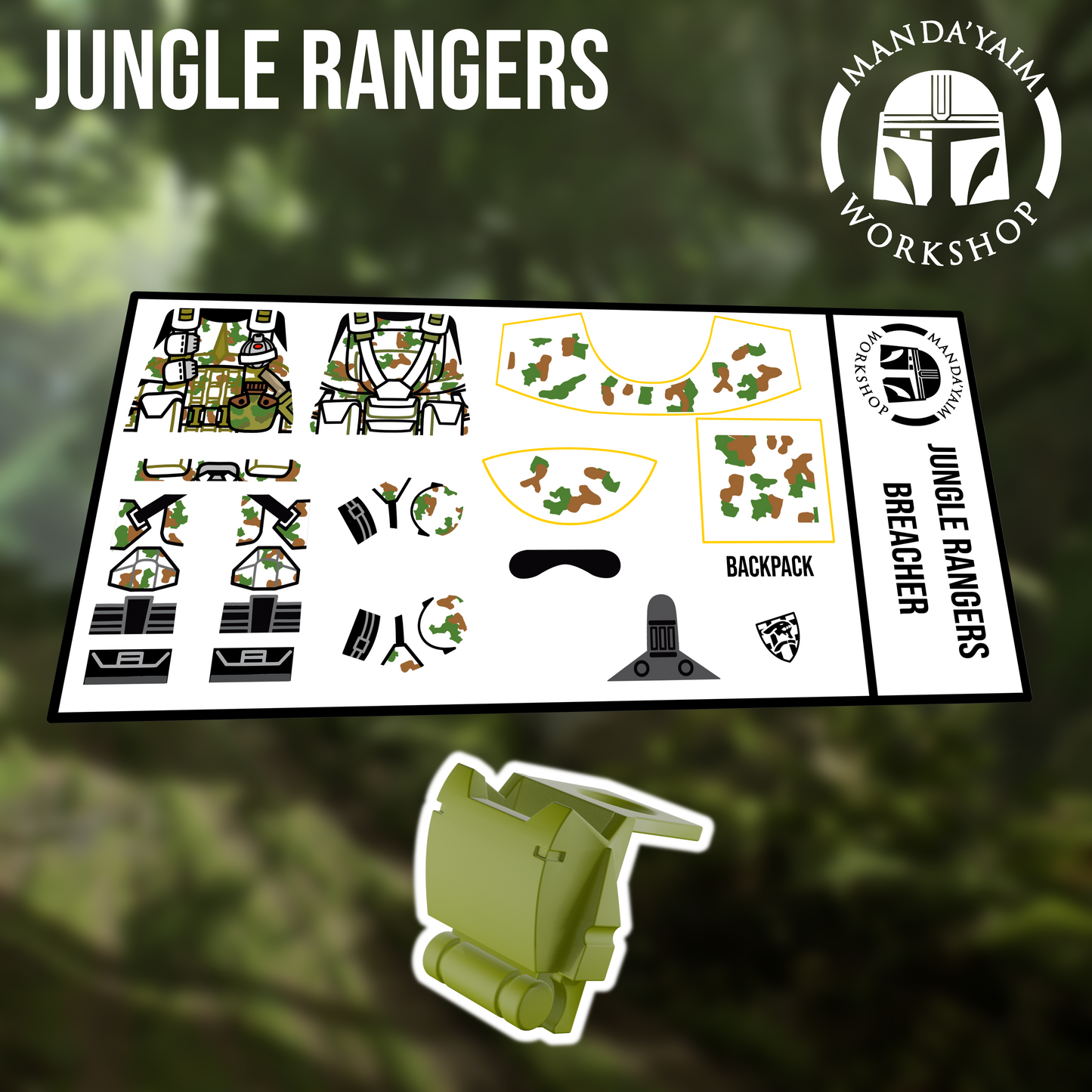 Jungle Ranger Breacher decal