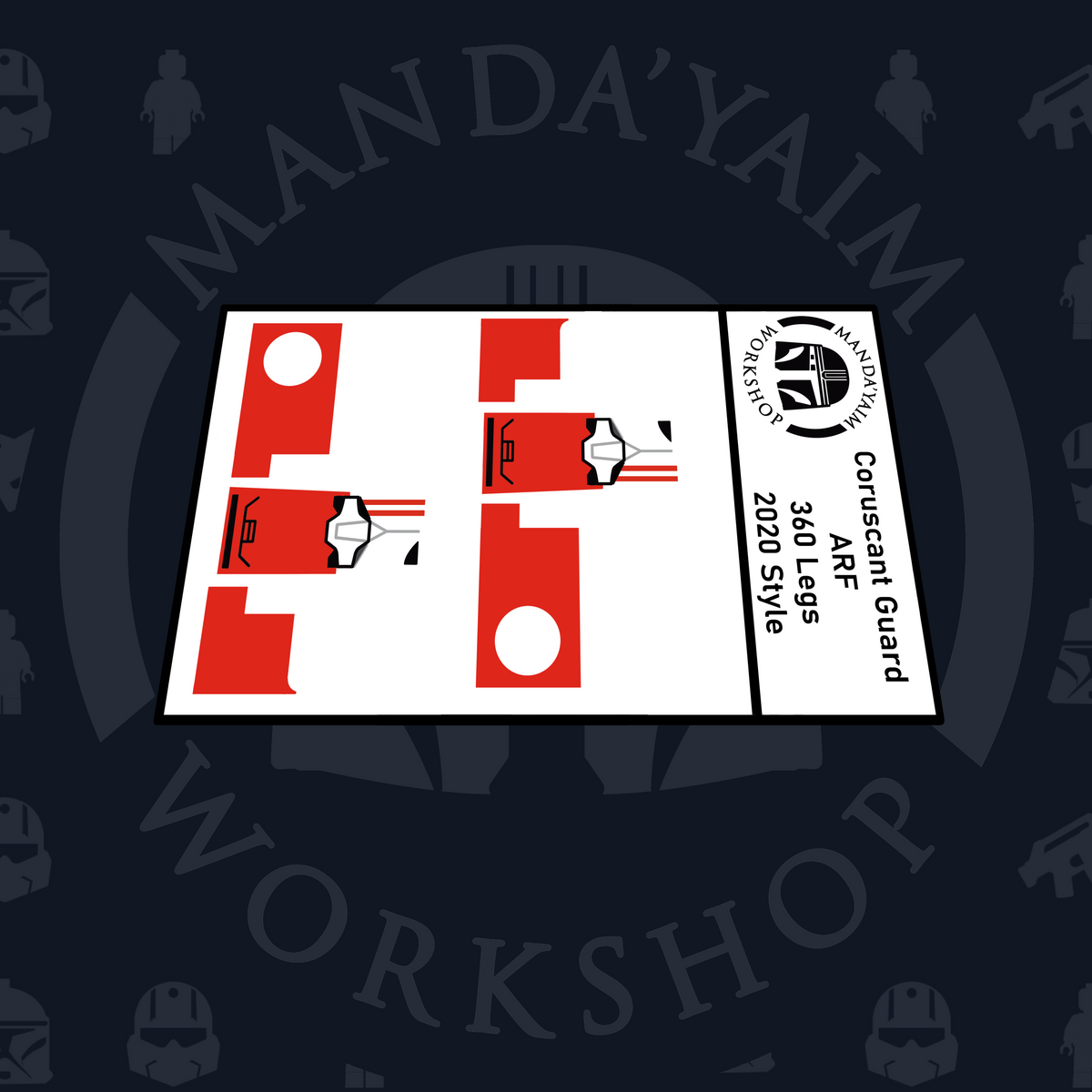 Arf Sticker ARF Trooper CG decal – Manda'yaim Workshop