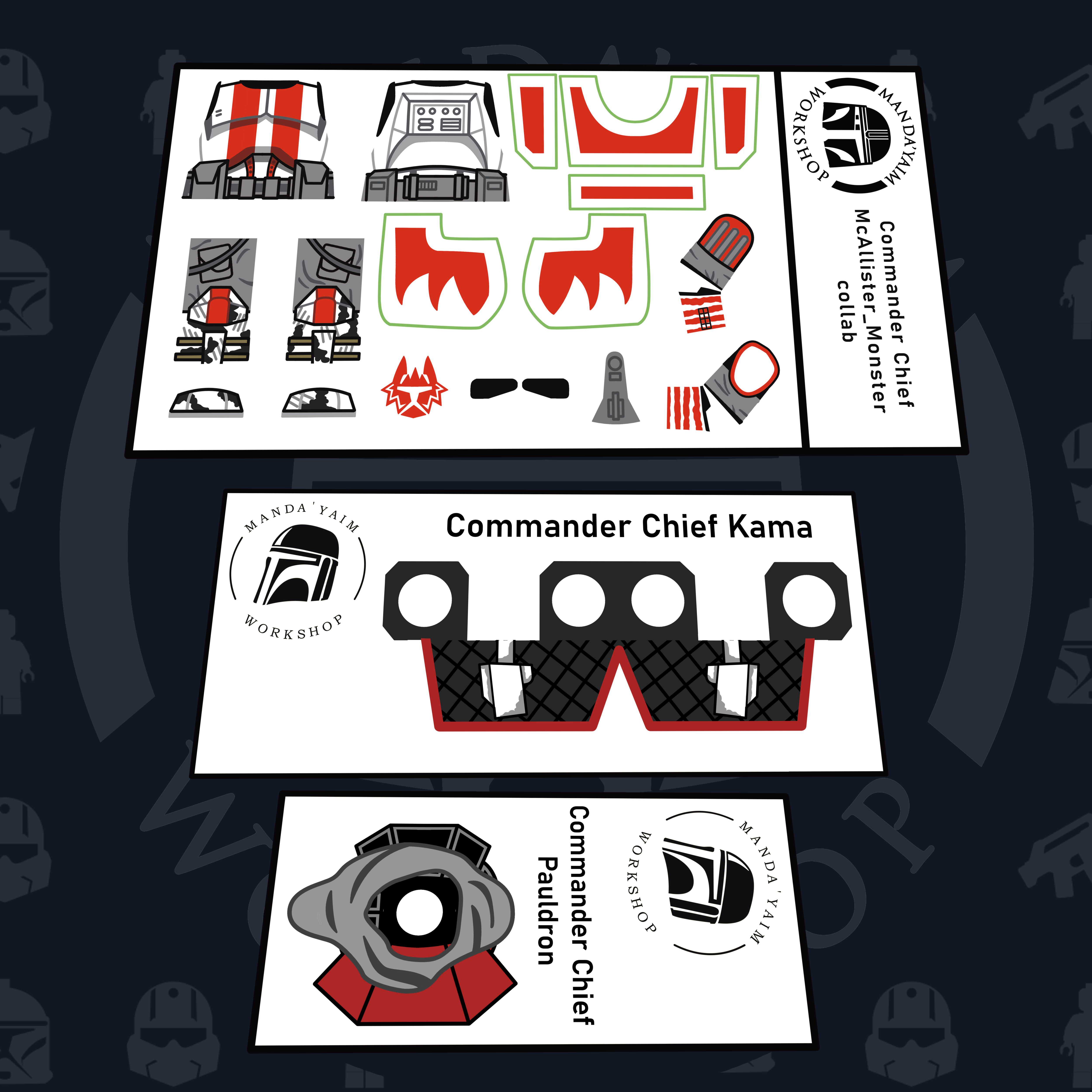 Commander Chief decal – Manda'yaim Workshop