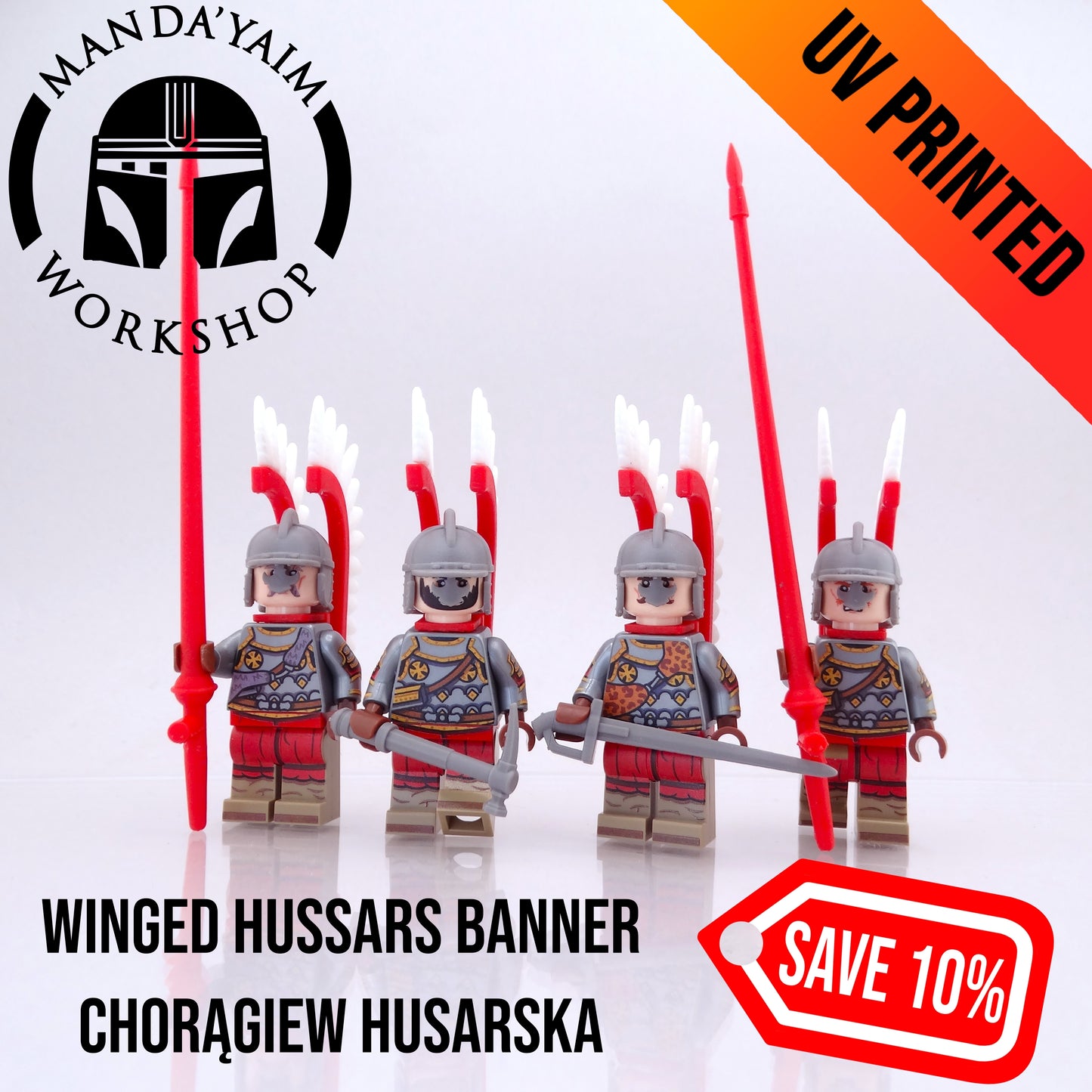 Winged hussars banner
