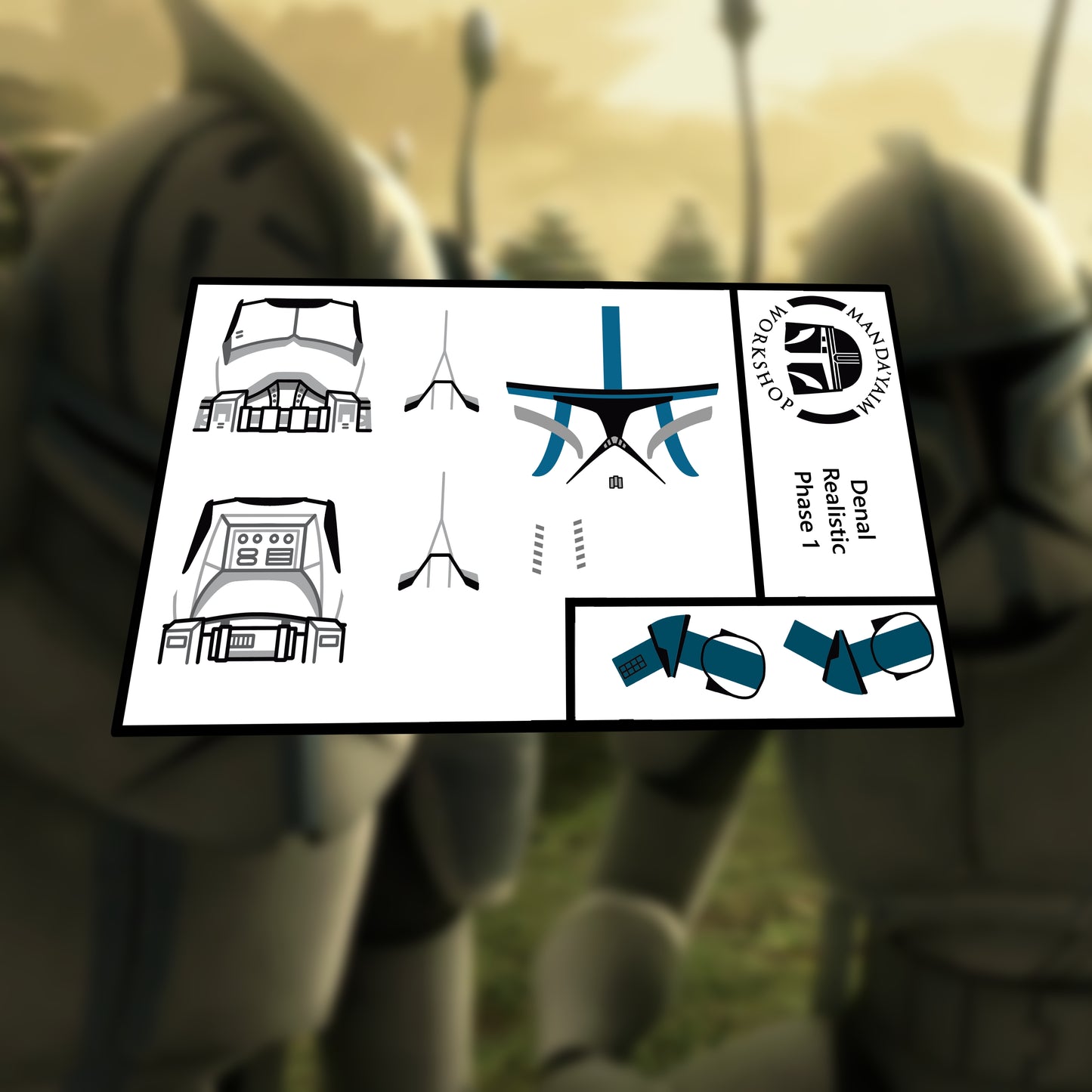 501st Denal P1 decal
