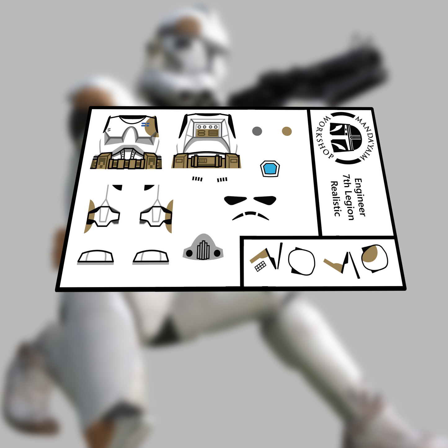 7th Engineer decal