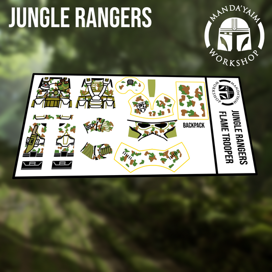 Jungle Ranger Flame decal