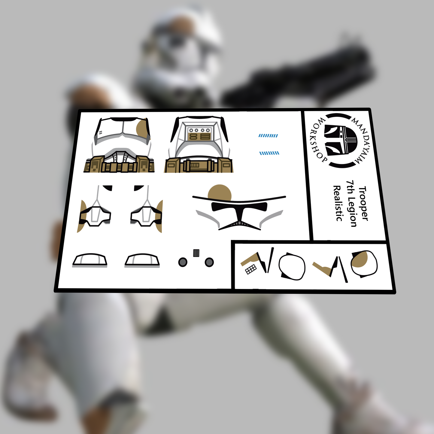 7th Trooper decal