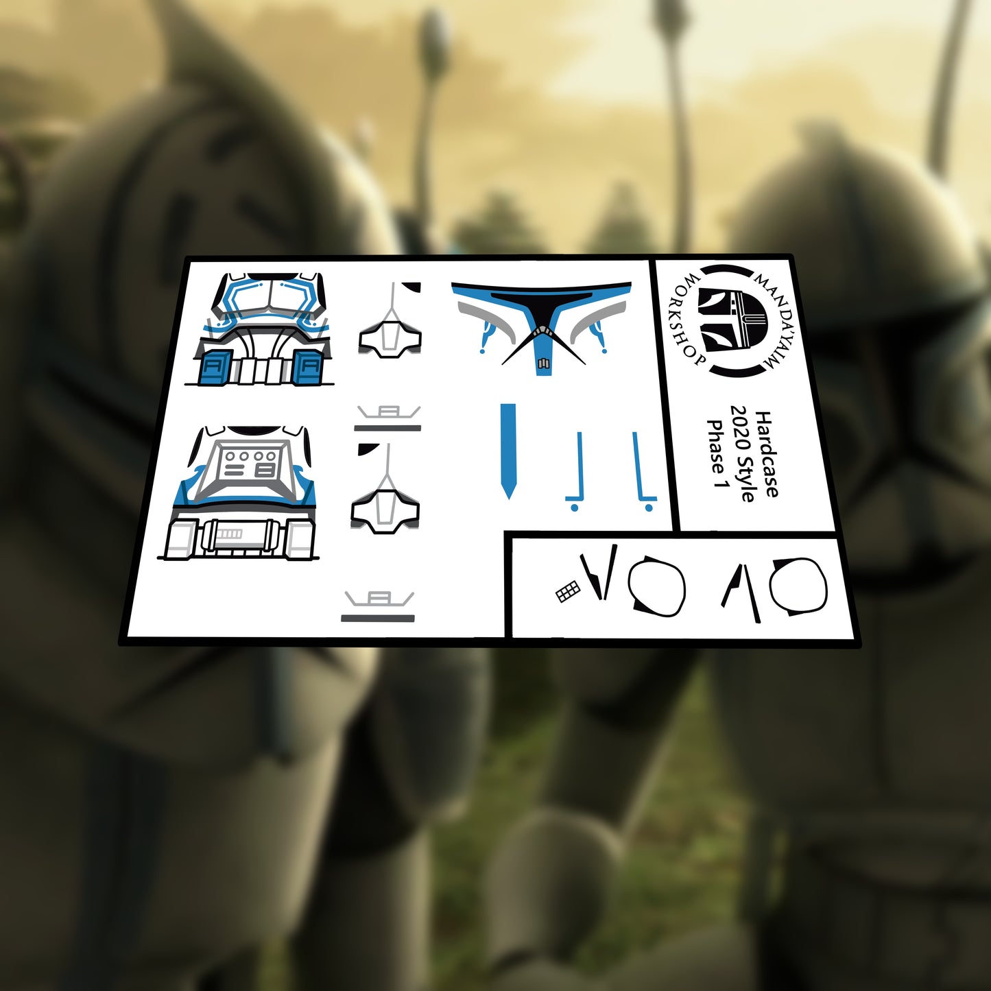 501st Hardcase P1 decal