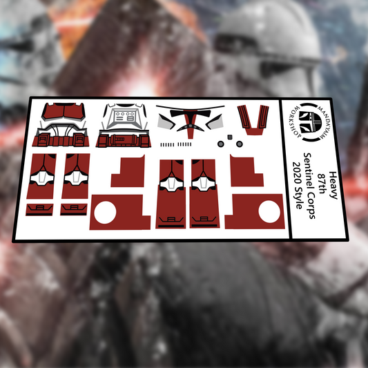 87th Heavy Trooper decal