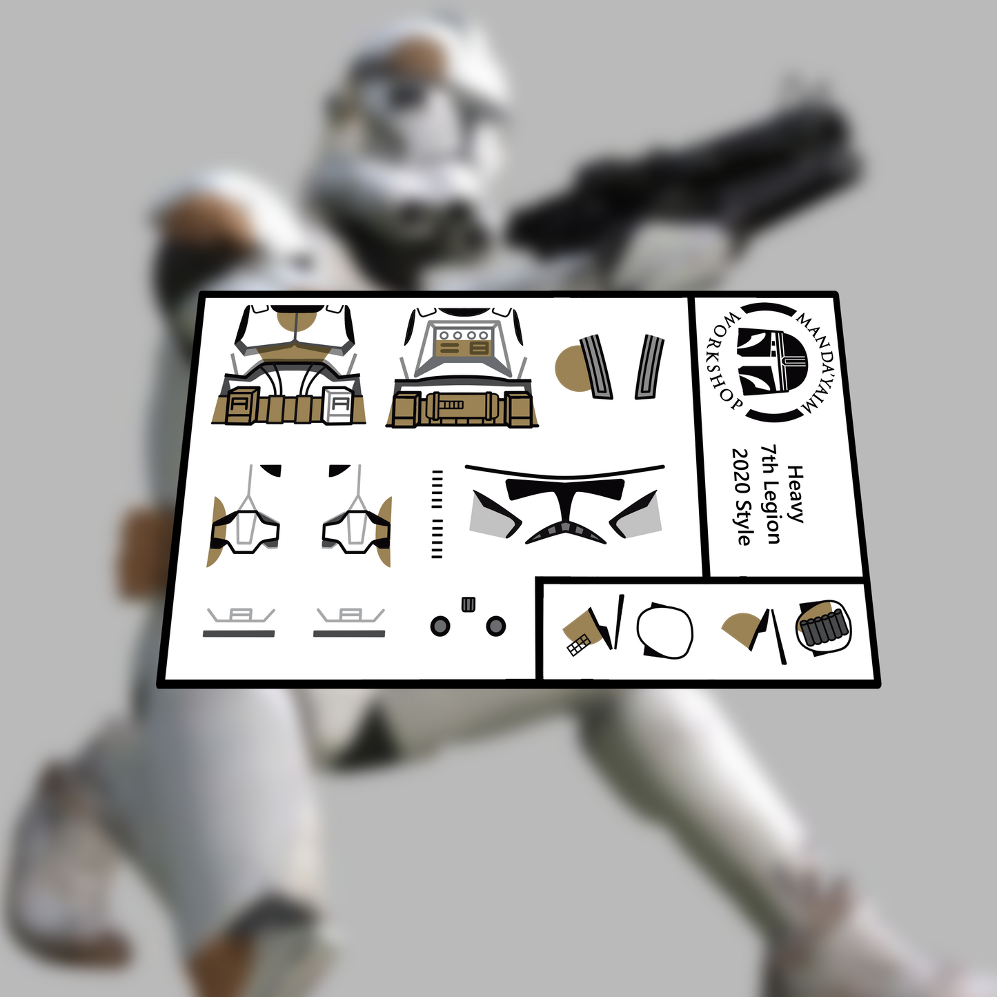 7th Heavy Trooper decal