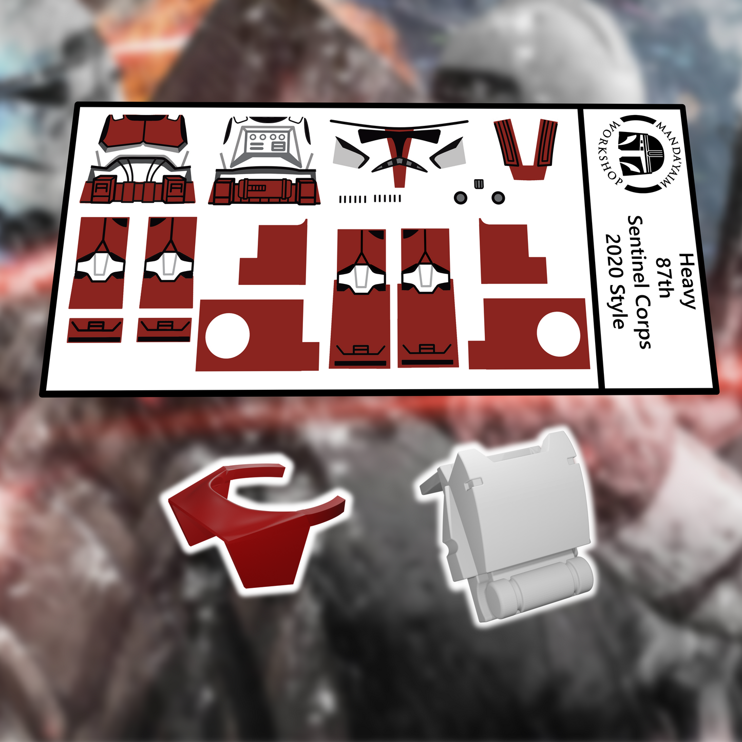 87th Heavy Trooper decal