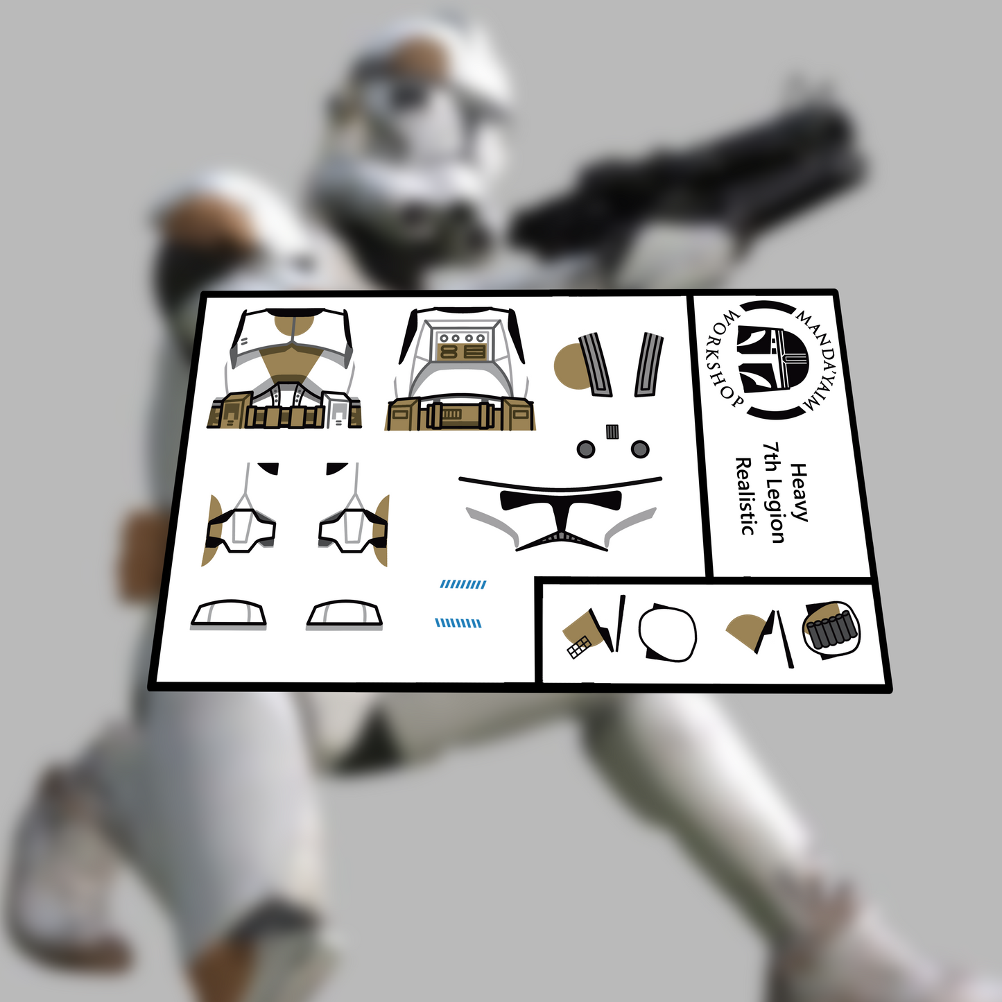 7th Heavy Trooper decal