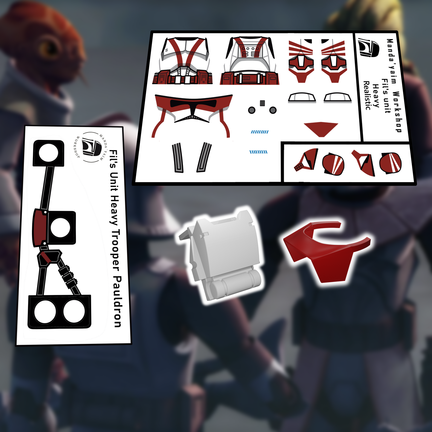 Fil's Unit Heavy Trooper decal