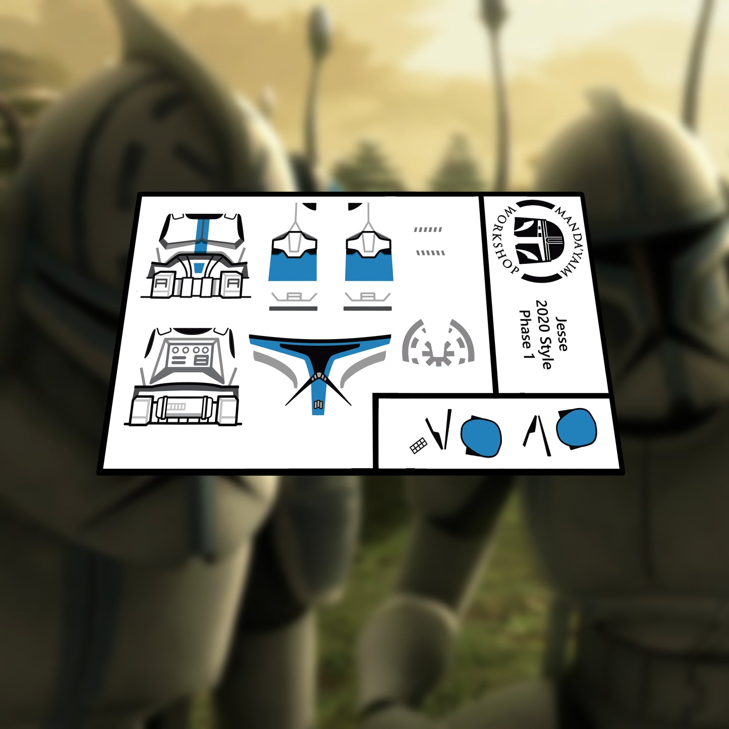501st Jesse P1 decal