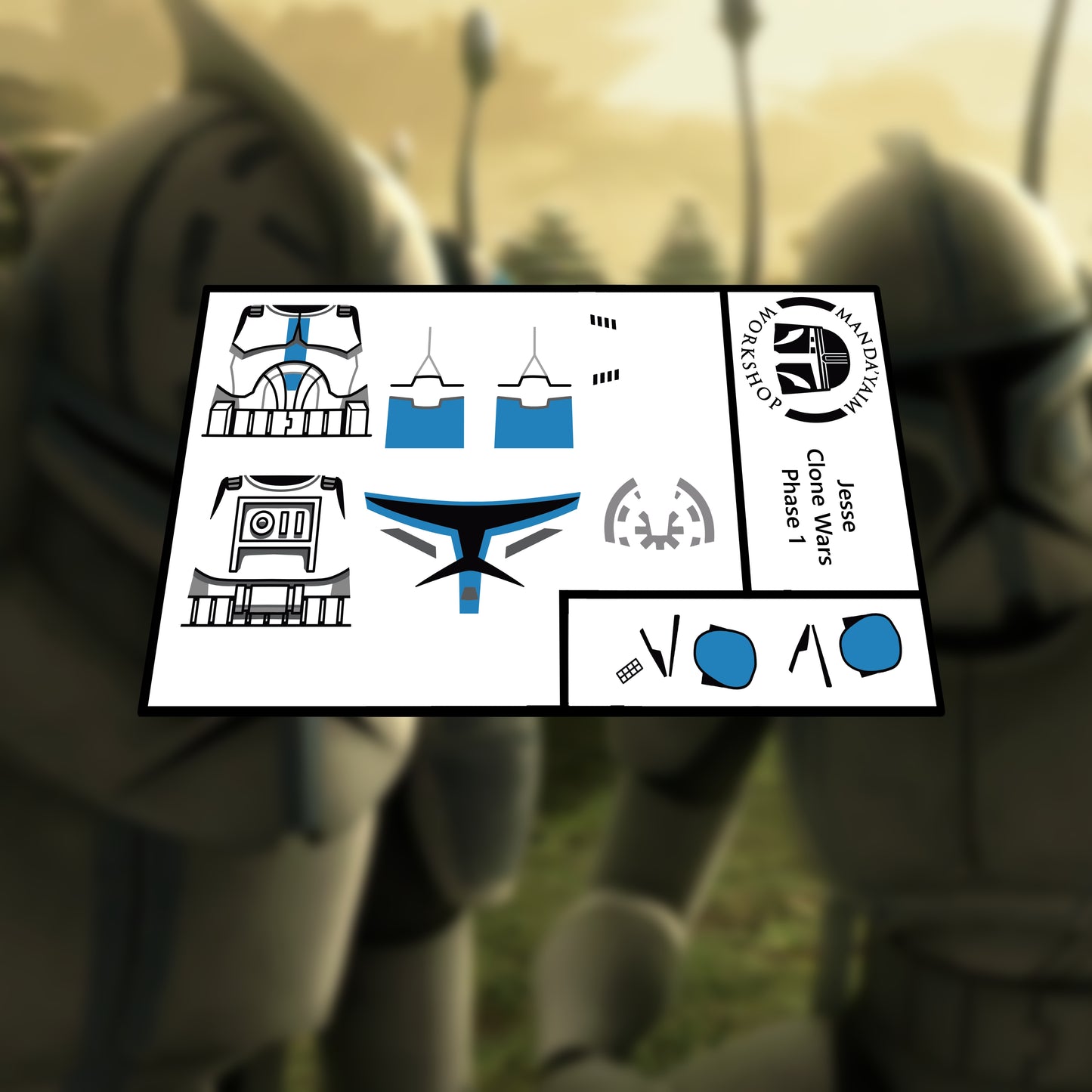 501st Jesse P1 decal