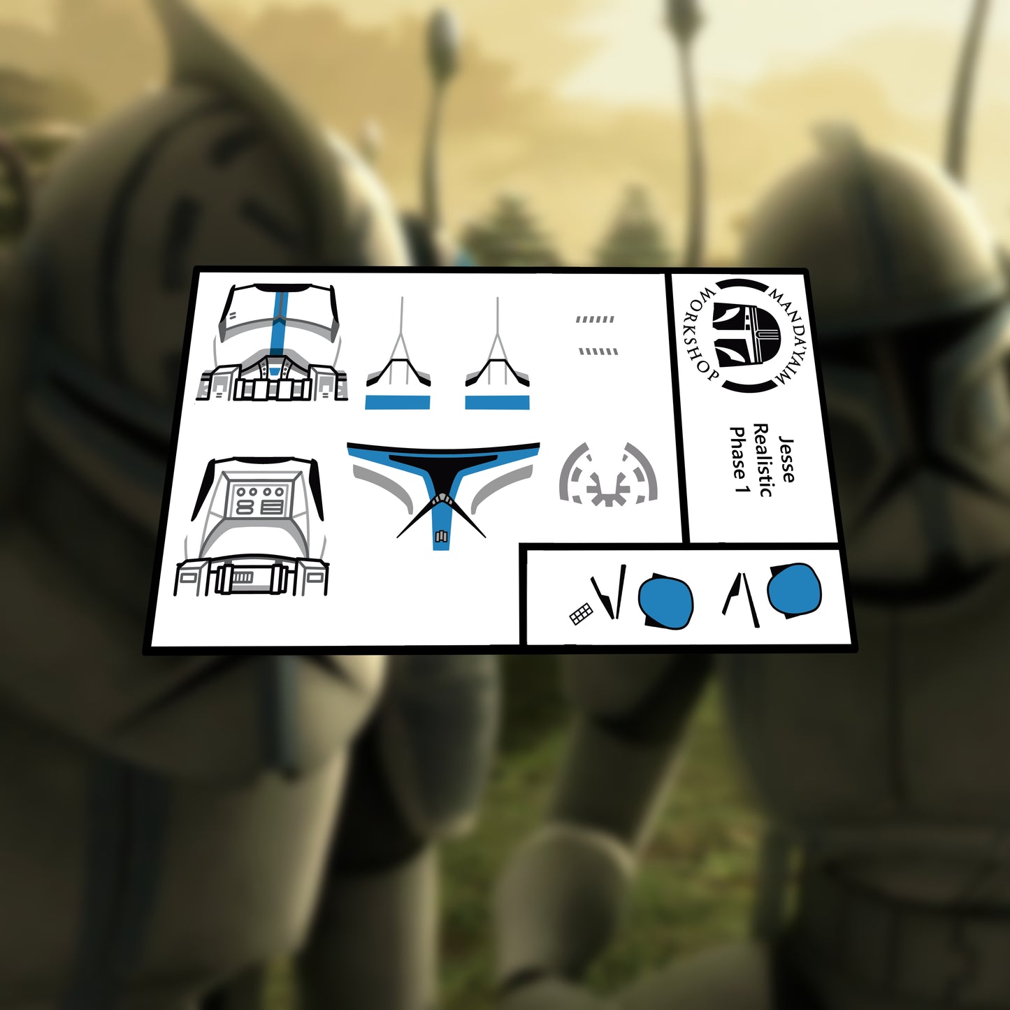 501st Jesse P1 decal