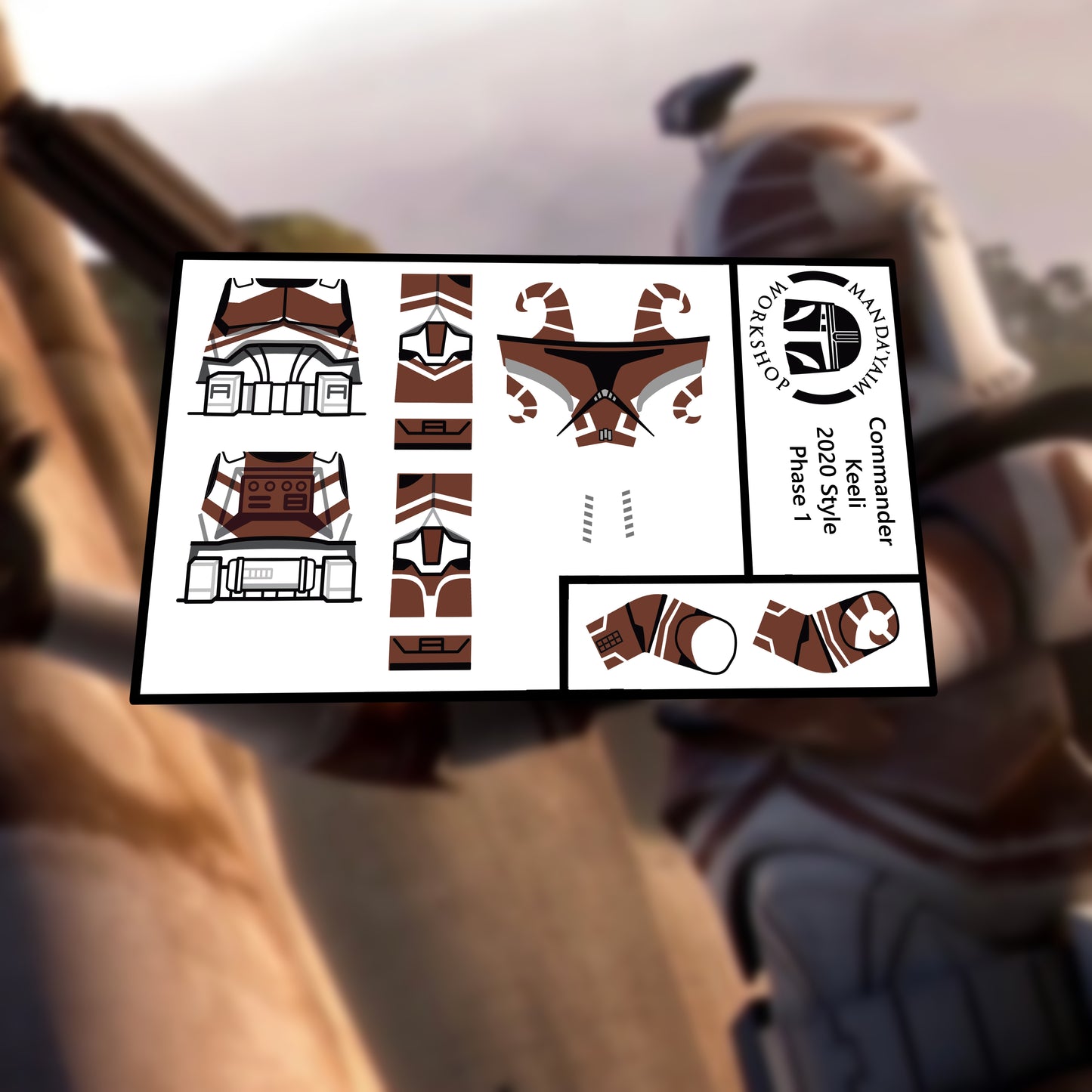 Commander Keeli P1 decal