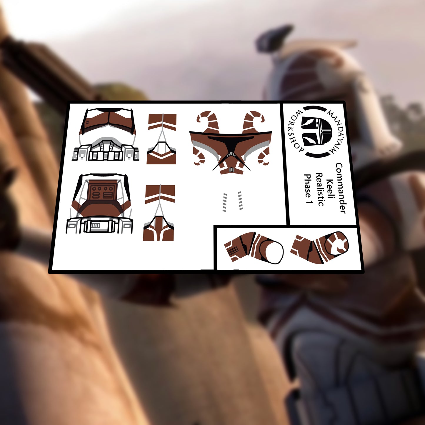 Commander Keeli P1 decal