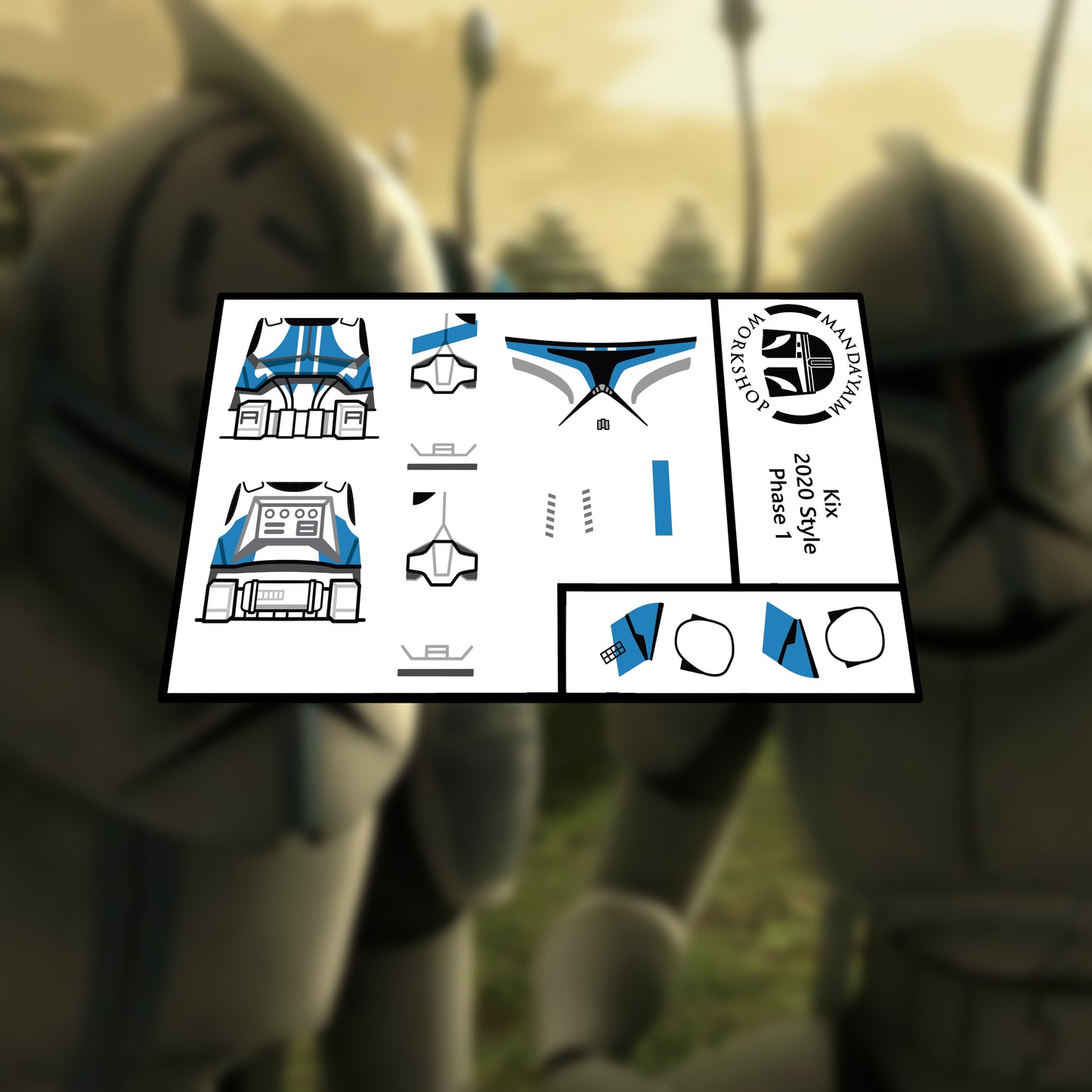 501st Kix P1 decal