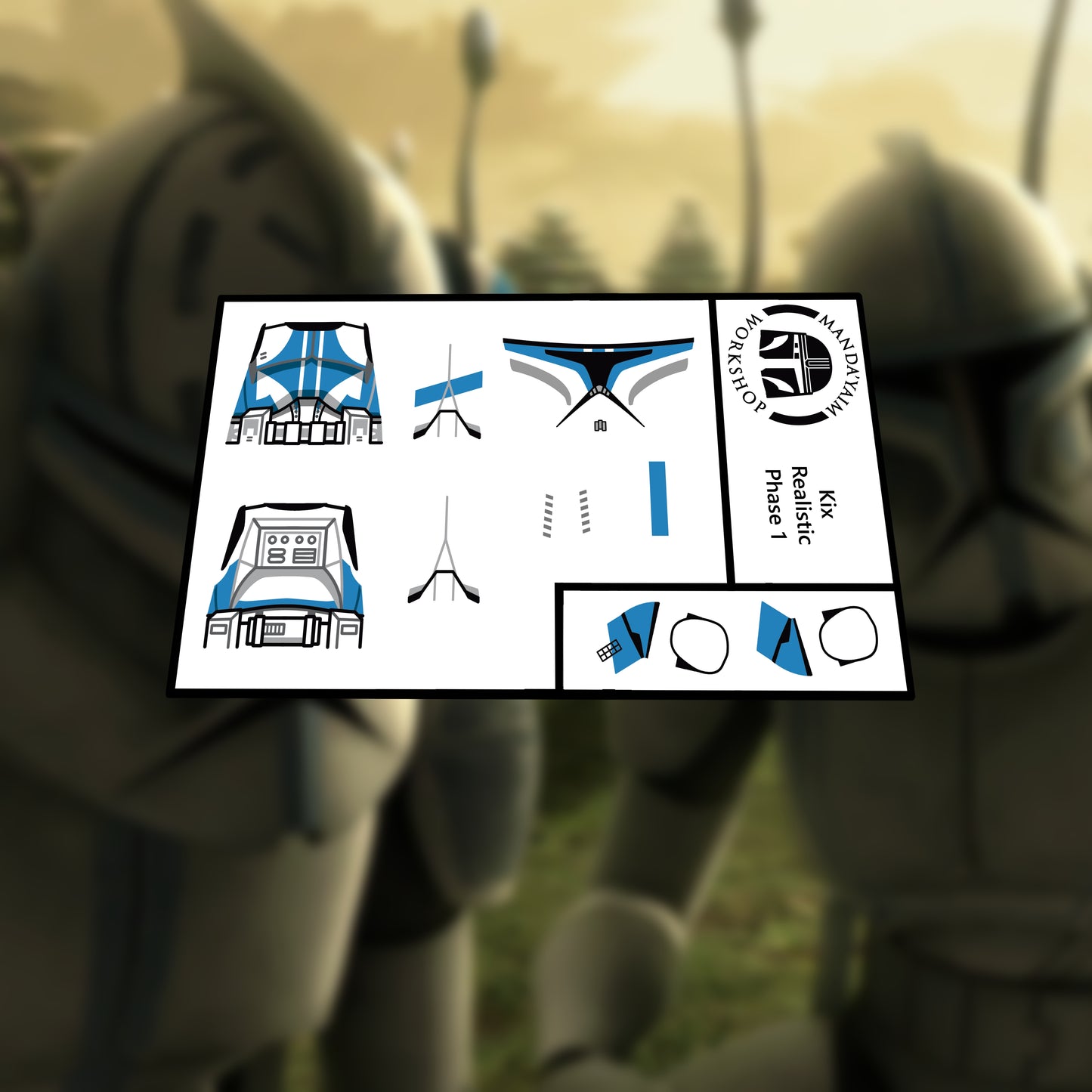 501st Kix P1 decal
