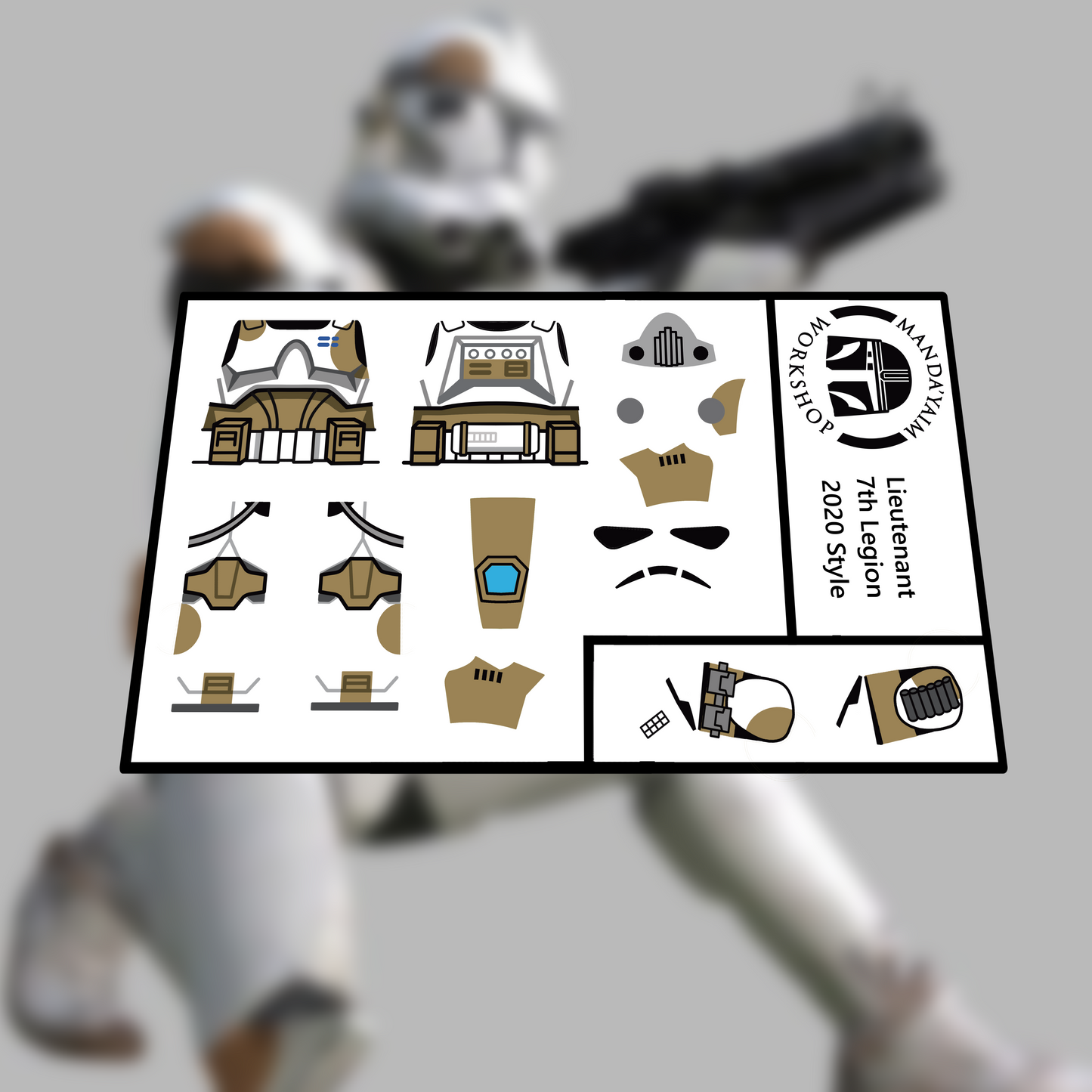 7th Lieutenant decals