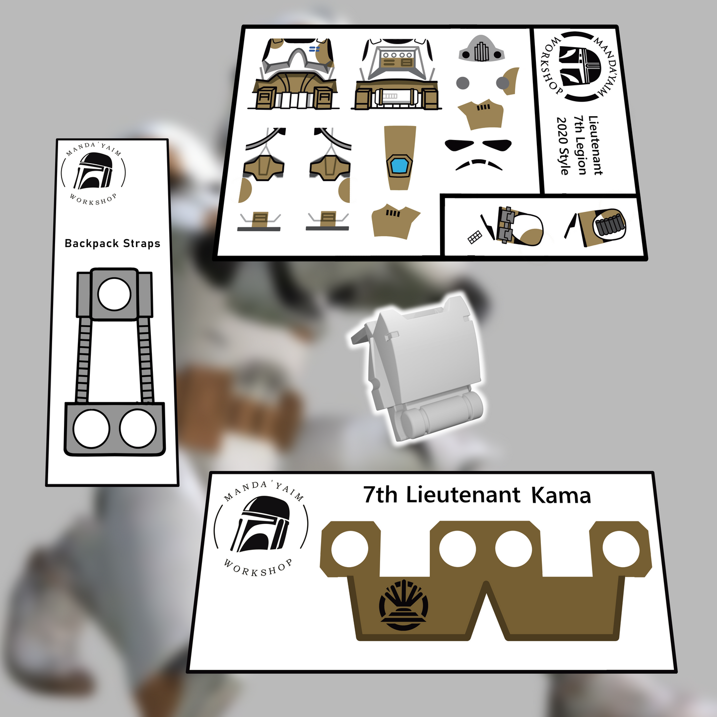 7th Lieutenant decals