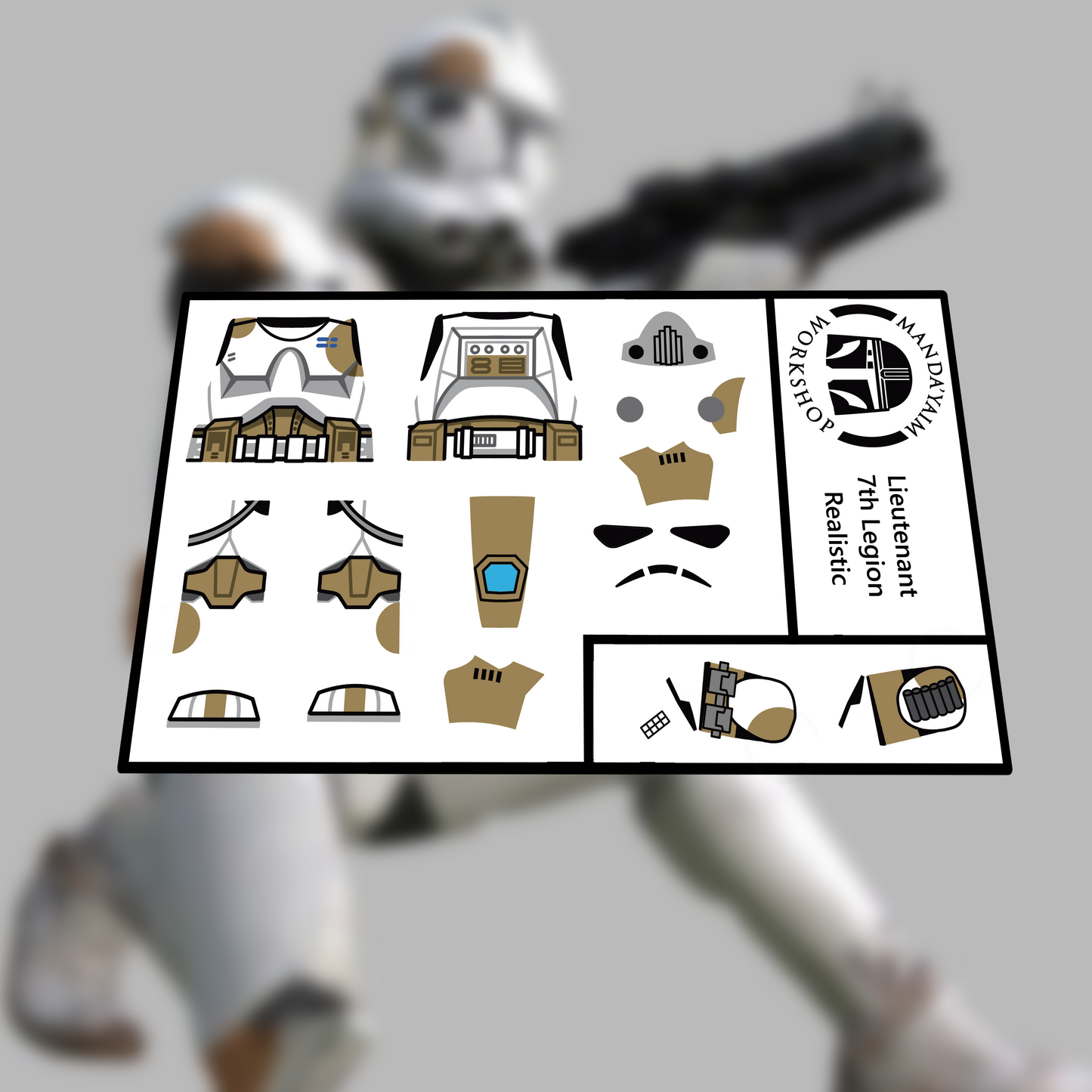 7th Lieutenant decals