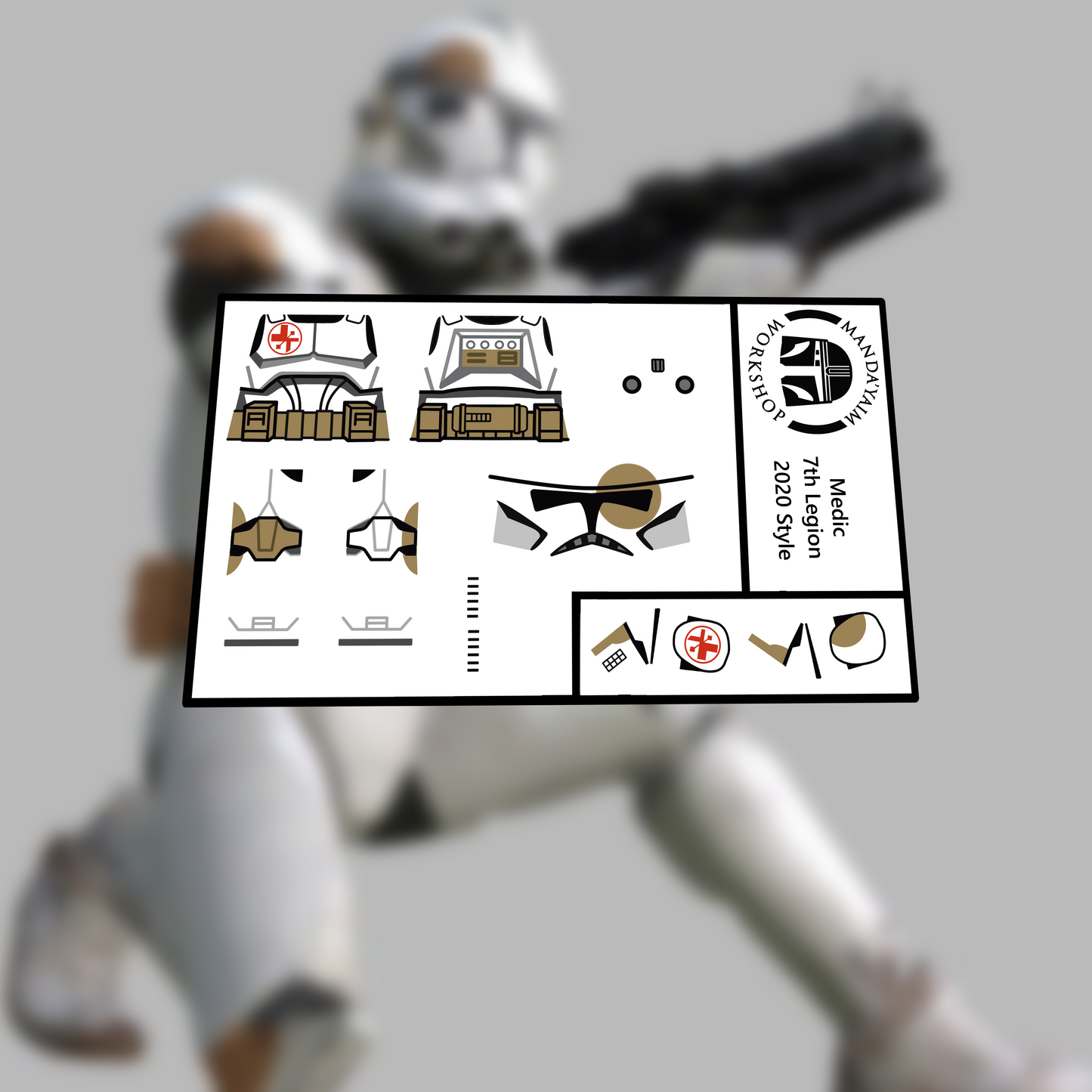 7th Medic decal