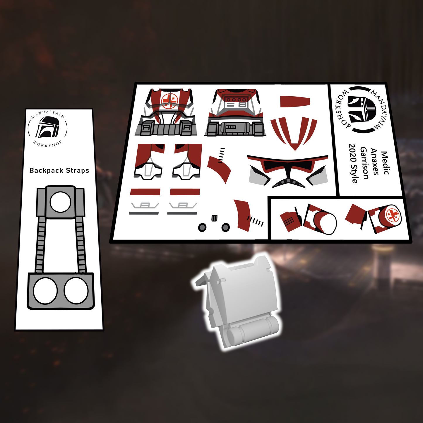 Anaxes Garrison Medic decal