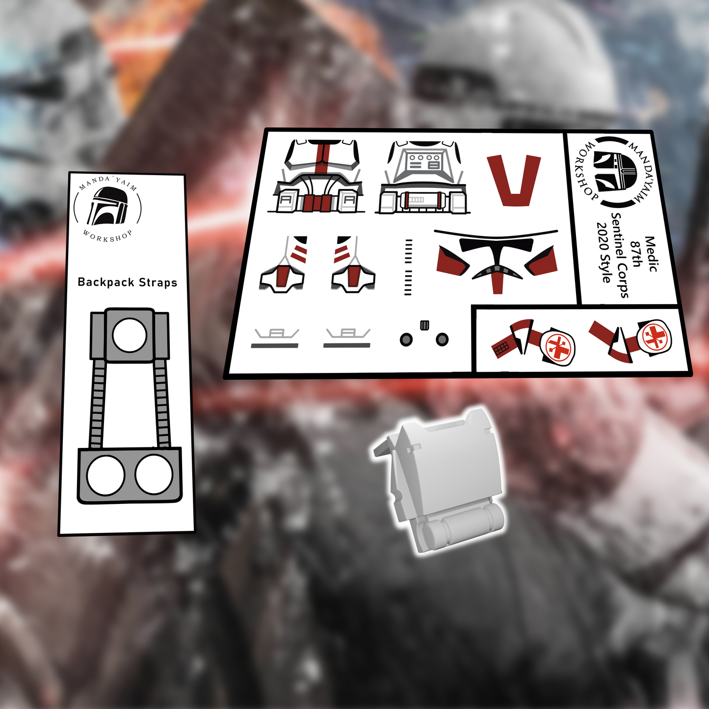 87th Medic decal