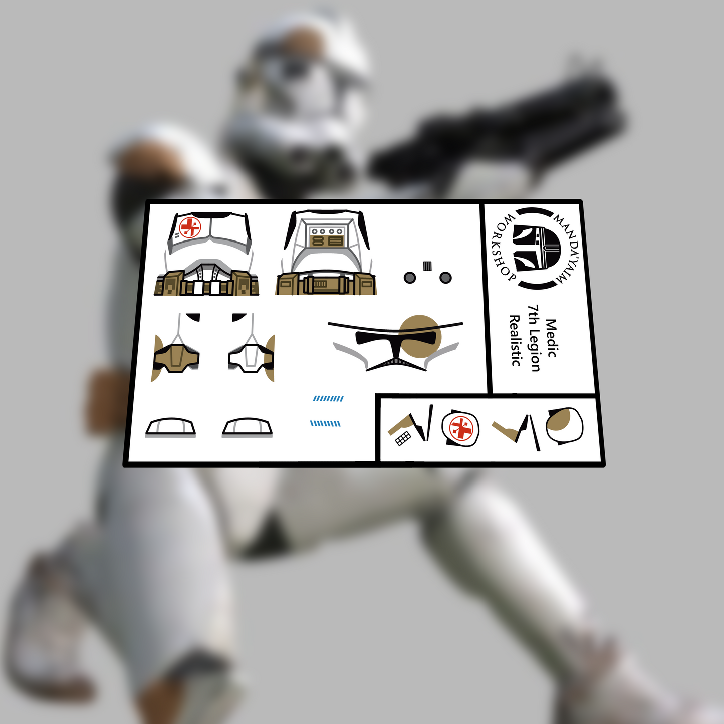 7th Medic decal