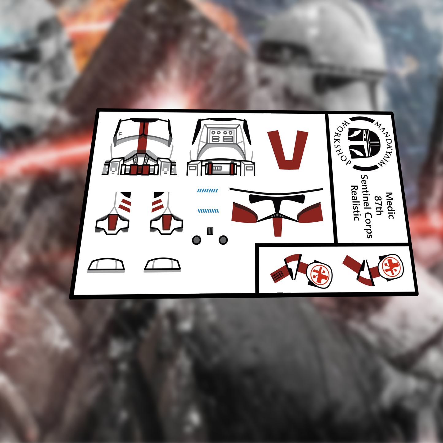 87th Medic decal