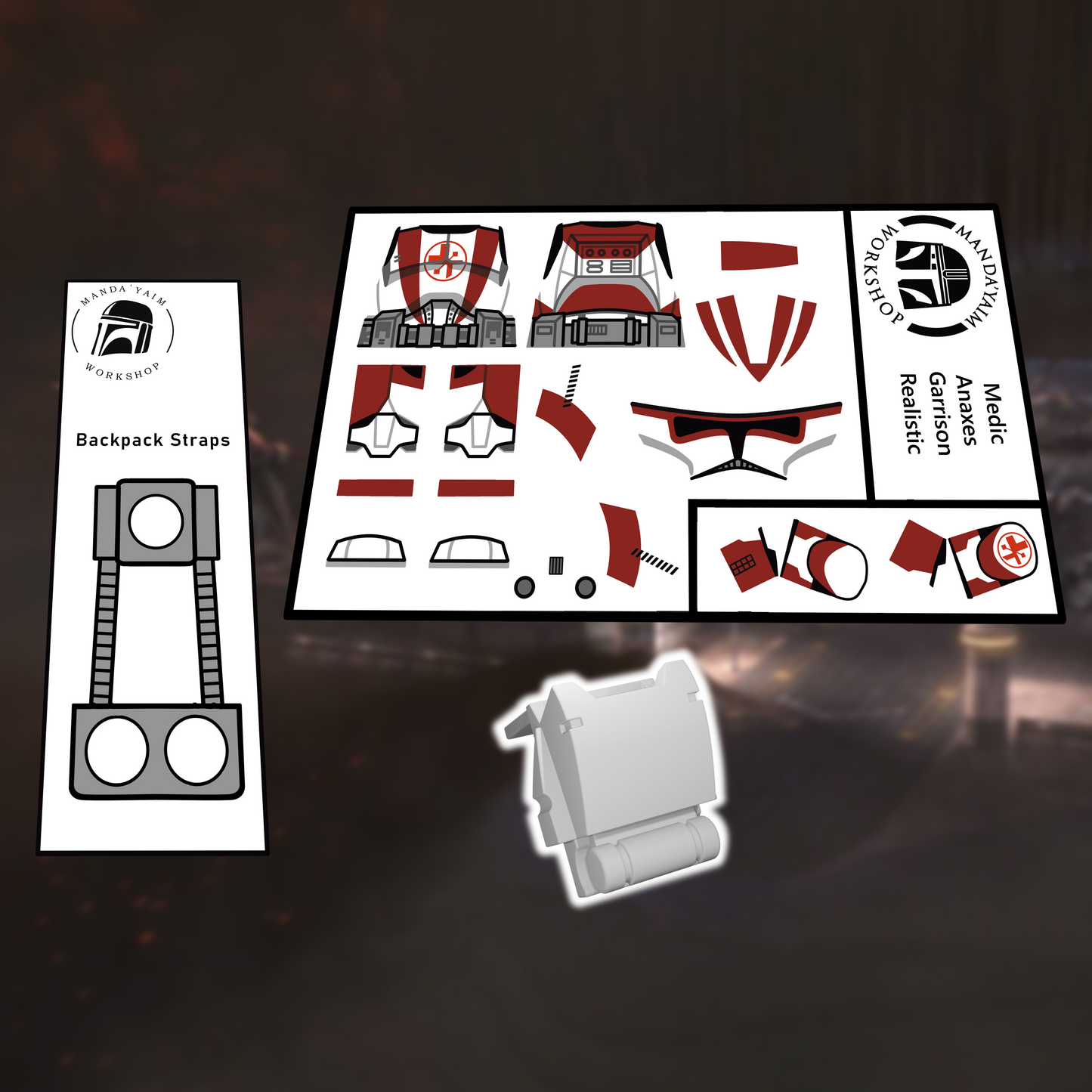 Anaxes Garrison Medic decal